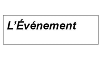 Logo journal L'Événement